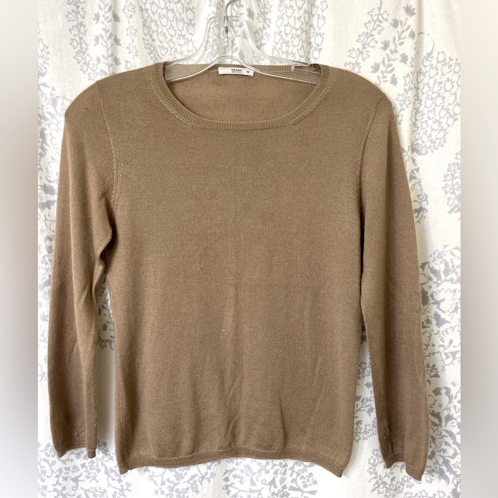 Authentic PRADA ultra fine merino wool sweater
